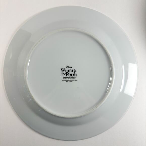 Disney Winnie the Pooh 10" Dinner Plates Set 4 Classic Sketch Christopher Robin - Picture 9 of 14